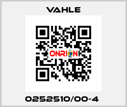 0252510/00-4  Vahle