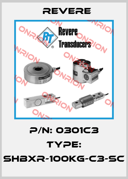 P/N: 0301C3 Type: SHBxR-100kg-C3-SC Revere