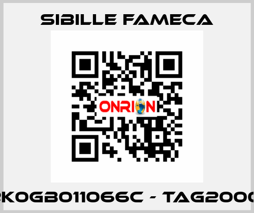 2K0GB011066C - TAG2000  Sibille Fameca