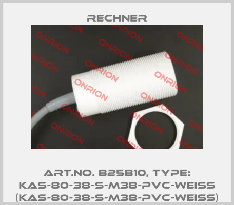 Art.No. 825810, Type: KAS-80-38-S-M38-PVC-WEIß (KAS-80-38-S-M38-PVC-WEISS) Rechner