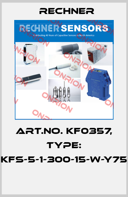 Art.No. KF0357, Type: KFS-5-1-300-15-W-Y75  Rechner