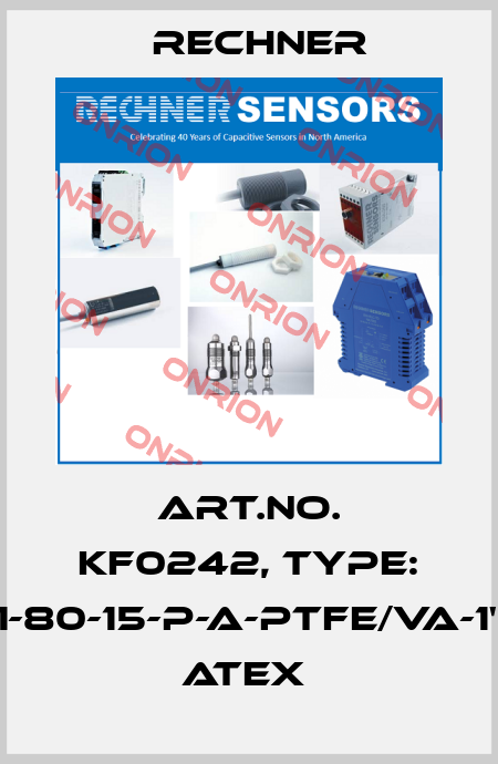 Art.No. KF0242, Type: KFX-5-1-80-15-P-A-PTFE/VA-1"-StEx, ATEX  Rechner