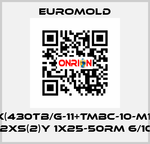 3X(430TB/G-11+TMBC-10-M16) N(A)2XS(2)Y 1X25-50RM 6/10KV  EUROMOLD