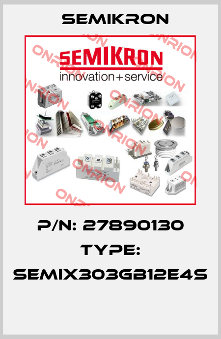P/N: 27890130 Type: SEMiX303GB12E4s  Semikron