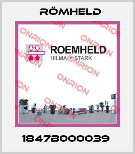 1847B000039  Römheld