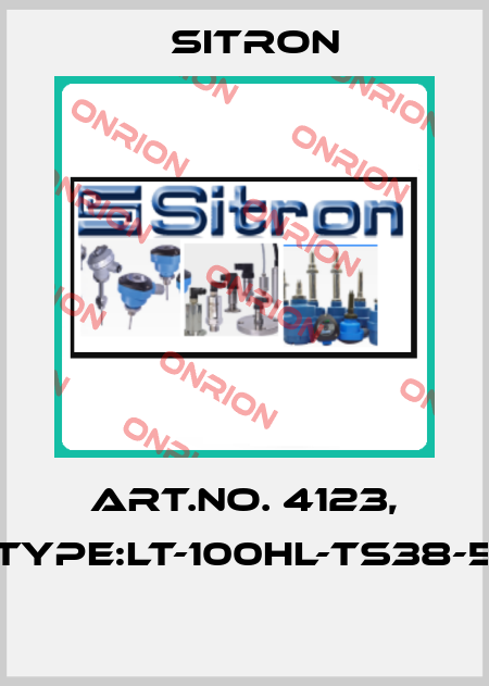 Art.No. 4123, Type:LT-100HL-TS38-5  Sitron