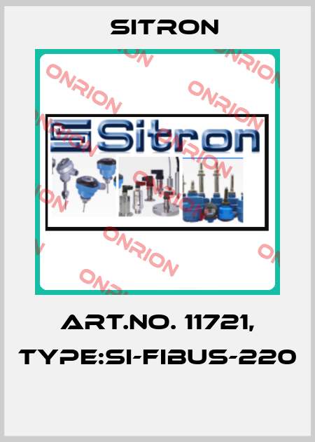 Art.No. 11721, Type:SI-FIBUS-220  Sitron
