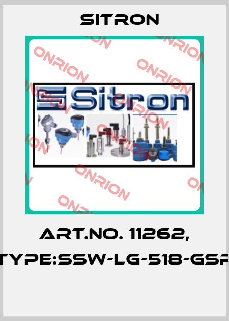 Art.No. 11262, Type:SSW-LG-518-GSP  Sitron