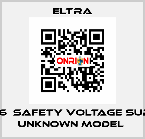 NC 96  Safety Voltage supply unknown model  Eltra