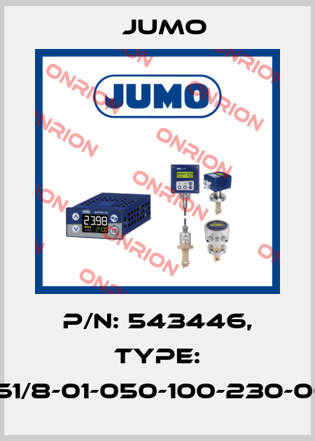 p/n: 543446, Type: 709061/8-01-050-100-230-00/252 Jumo