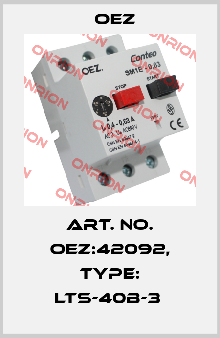 Art. No. OEZ:42092, Type: LTS-40B-3  OEZ