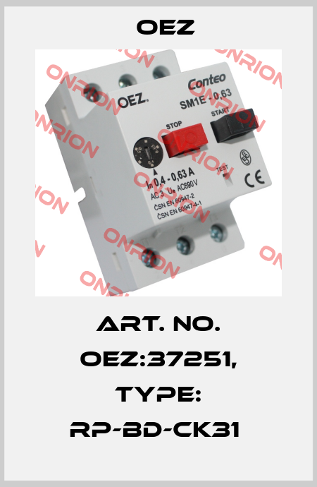 Art. No. OEZ:37251, Type: RP-BD-CK31  OEZ