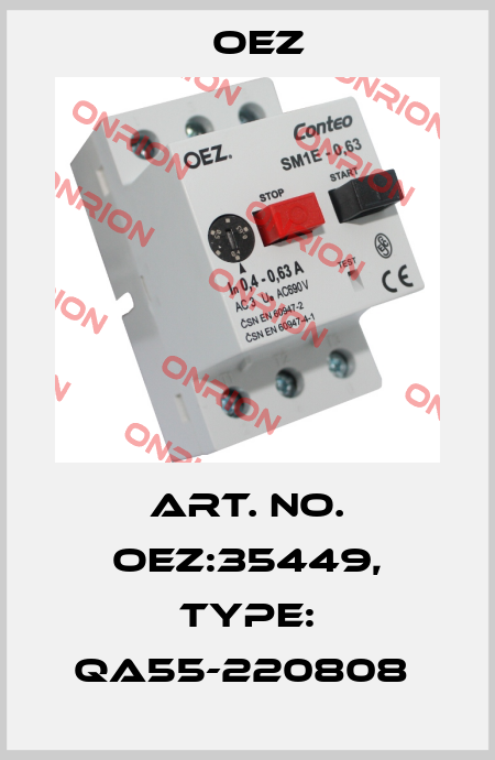 Art. No. OEZ:35449, Type: QA55-220808  OEZ