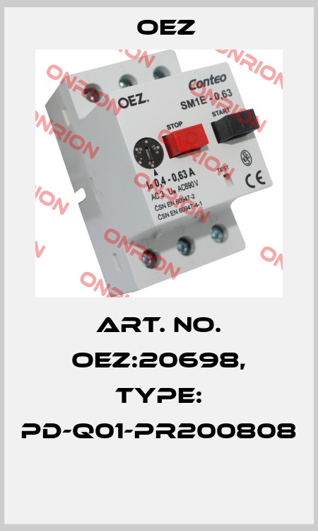 Art. No. OEZ:20698, Type: PD-Q01-PR200808  OEZ