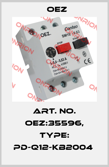 Art. No. OEZ:35596, Type: PD-Q12-KB2004  OEZ