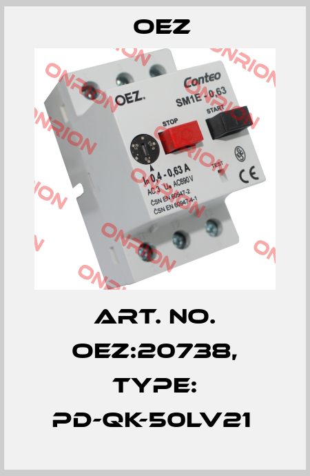 Art. No. OEZ:20738, Type: PD-QK-50LV21  OEZ