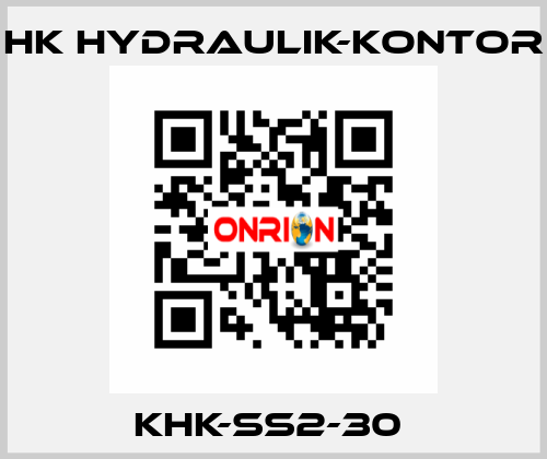 KHK-SS2-30  HK HYDRAULIK-KONTOR