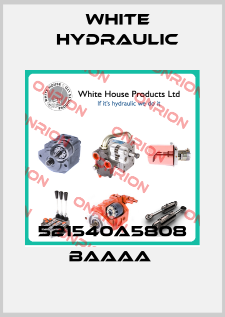 521540A5808 BAAAA  White Hydraulic