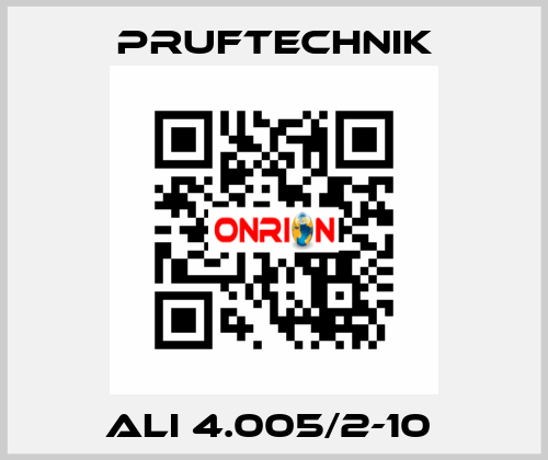  ALI 4.005/2-10  Pruftechnik