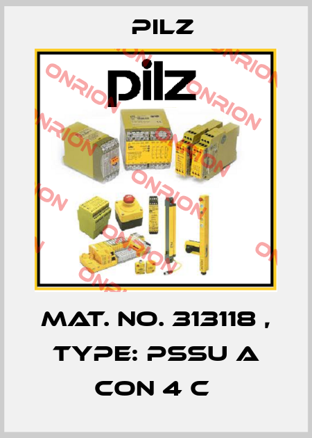 Mat. No. 313118 , Type: PSSu A Con 4 C  Pilz