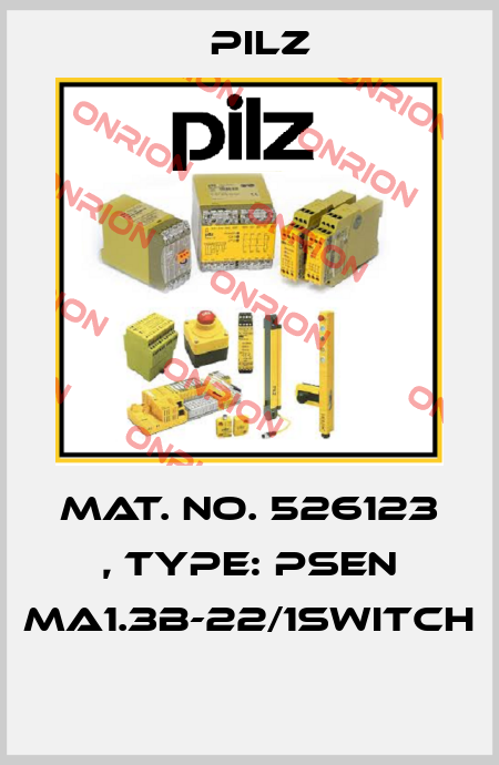 Mat. No. 526123 , Type: PSEN ma1.3b-22/1switch  Pilz