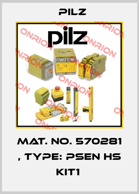 Mat. No. 570281 , Type: PSEN hs kit1  Pilz