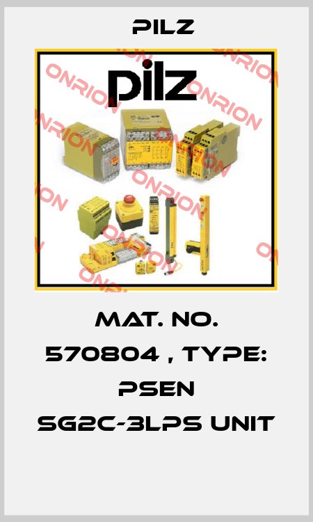 Mat. No. 570804 , Type: PSEN sg2c-3LPS unit  Pilz