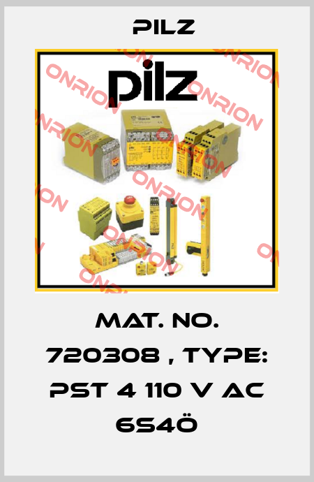 Mat. No. 720308 , Type: PST 4 110 V AC 6S4Ö Pilz