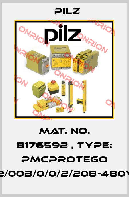 Mat. No. 8176592 , Type: PMCprotego D.72/00B/0/0/2/208-480VAC Pilz