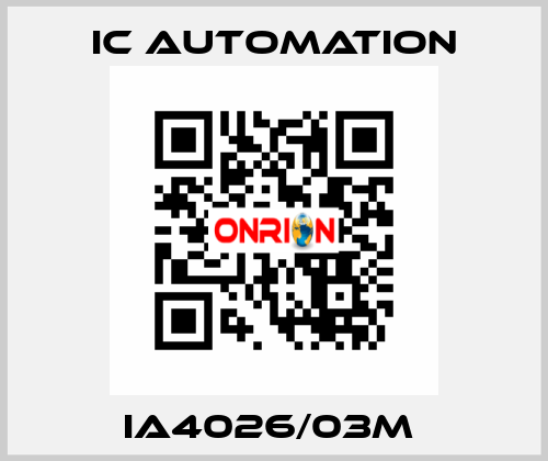 IA4026/03M  ic automation