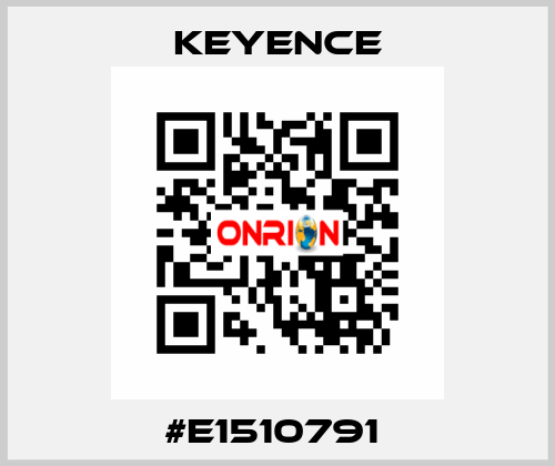 #E1510791  Keyence