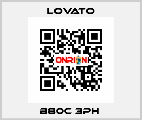 B80C 3PH  Lovato