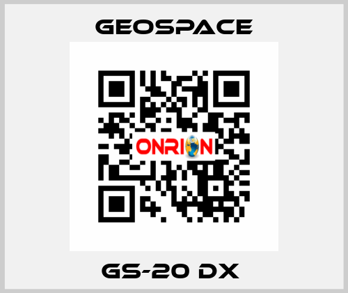 GS-20 DX  GeoSpace