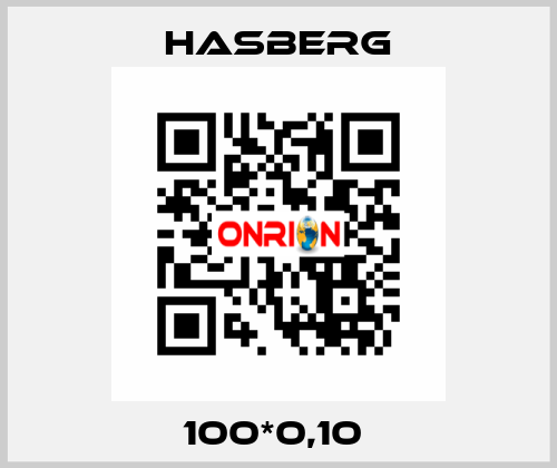 100*0,10  Hasberg