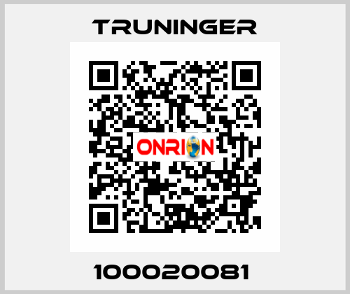 100020081  Truninger