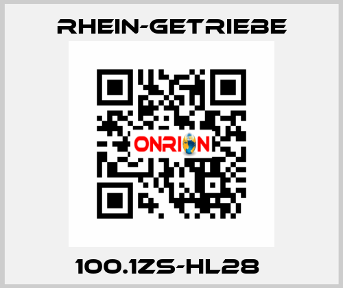 100.1ZS-HL28  Rhein-Getriebe