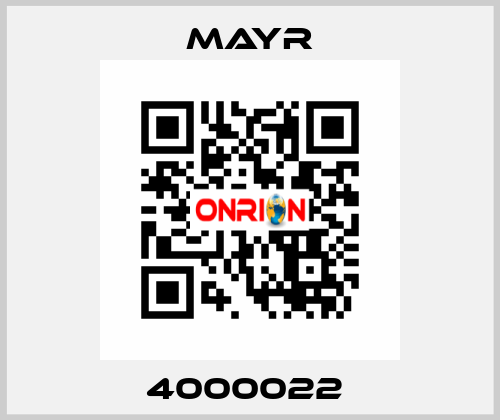 4000022  Mayr