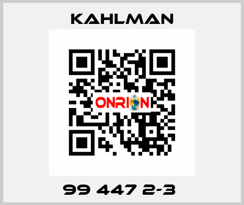 99 447 2-3  Kahlman