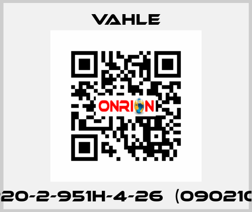 VLF 220-2-951H-4-26  (0902102/00) Vahle