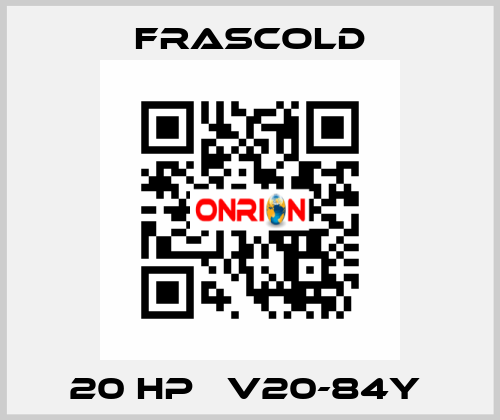 20 HP   V20-84Y  Frascold