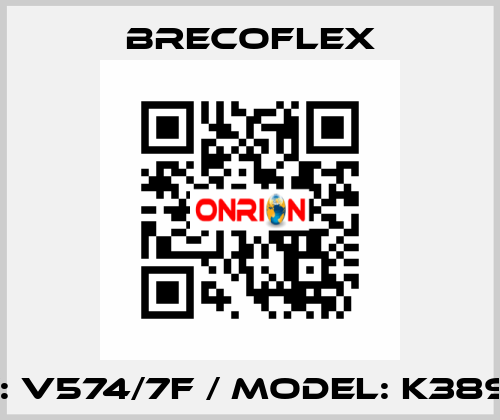 Type: V574/7F / Model: K3890 - F  Brecoflex