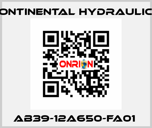 AB39-12A650-FA01  Continental Hydraulics