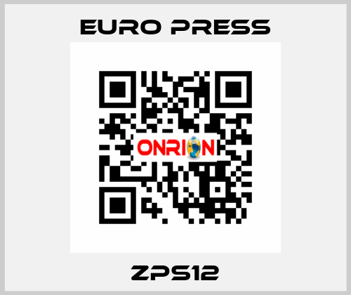 ZPS12 Euro Press