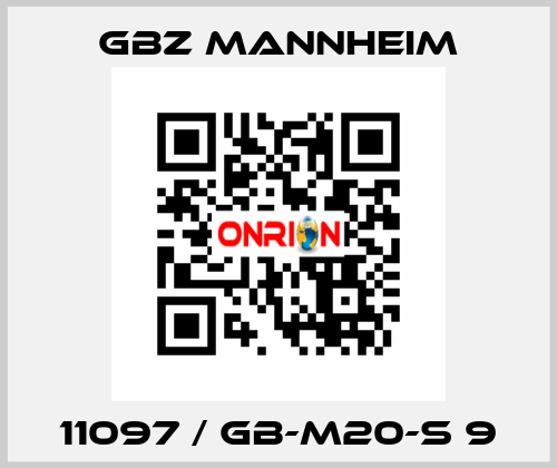 11097 / GB-M20-S 9 GBZ MANNHEIM