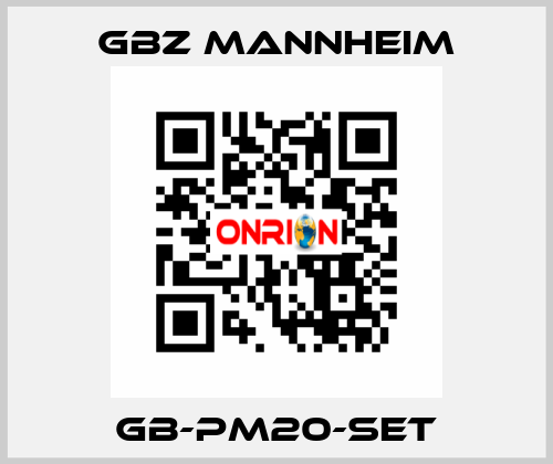 GB-PM20-Set GBZ MANNHEIM