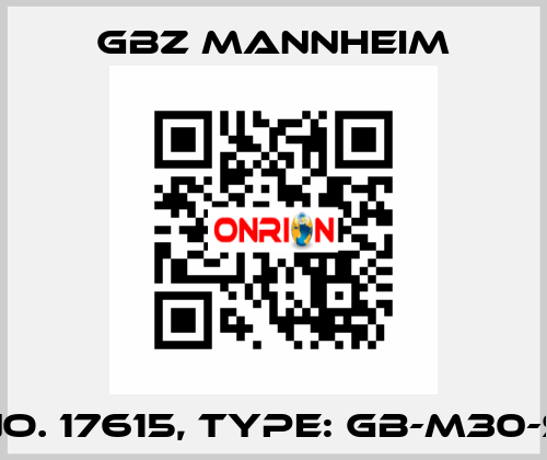 Id No. 17615, Type: GB-M30-S 8  GBZ MANNHEIM