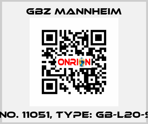 Id No. 11051, Type: GB-L20-S11  GBZ MANNHEIM