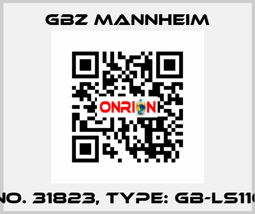 Id No. 31823, Type: GB-LS110A  GBZ MANNHEIM