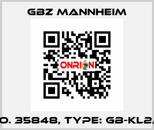 Id No. 35848, Type: GB-KL2/EM  GBZ MANNHEIM