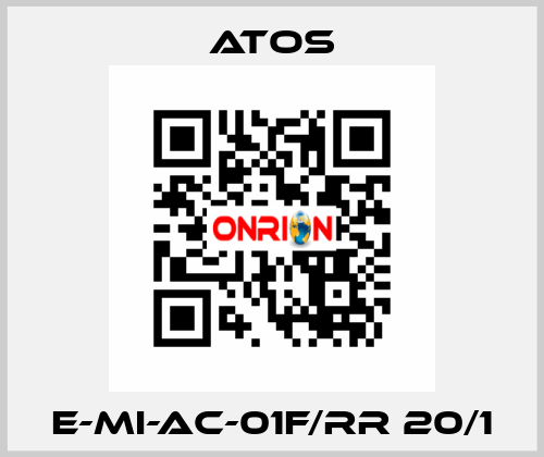 E-MI-AC-01F/RR 20/1 Atos